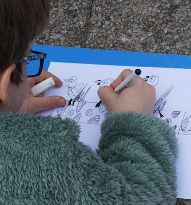 Kreslení v ZOO Stěžery